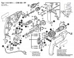 Bosch 0 603 169 803 Csb 550 Rp Percussion Drill 230 V / Eu Spare Parts